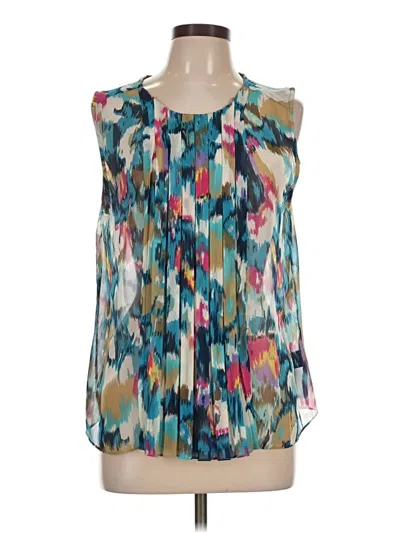 Pre-owned W118 By Walter Baker Sleeveless Blouse In Teal