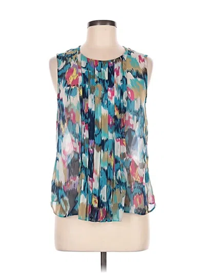 Pre-owned W118 By Walter Baker Sleeveless Blouse In Teal