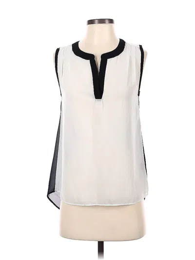 Pre-owned W118 By Walter Baker Sleeveless Blouse In White