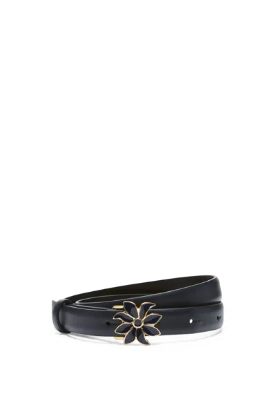 Scanlan Theodore Flower Buckle Belt 2 In Blue