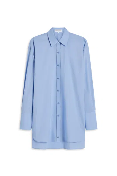 Scanlan Theodore Parachute Cotton Shirt In Blue