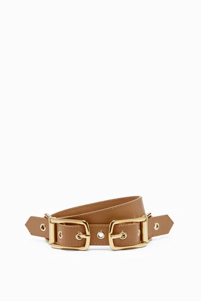 Scanlan Theodore Twin Saddle Buckle Belt 2.5 In Multi