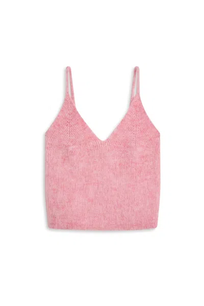 Scanlan Theodore Brushed Mohair Camisole In Pink