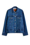 Scanlan Theodore Denim Oversized Jacket In Multi