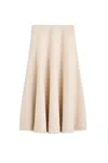 Scanlan Theodore Long Panel Skirt In Gray