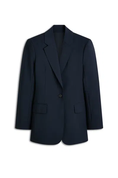 Scanlan Theodore Soft Single Breasted Jacket In Blue