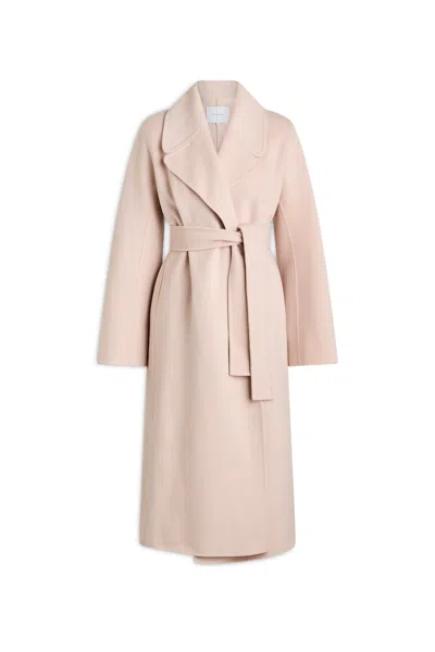 Scanlan Theodore Soft Wool Coat In Pink