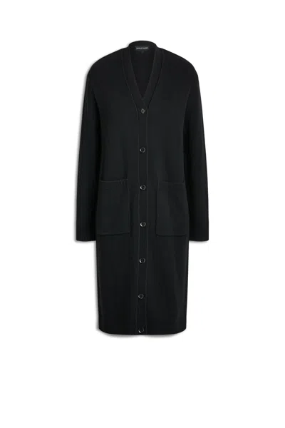 Scanlan Theodore Cashmere Long Cardigan In Black