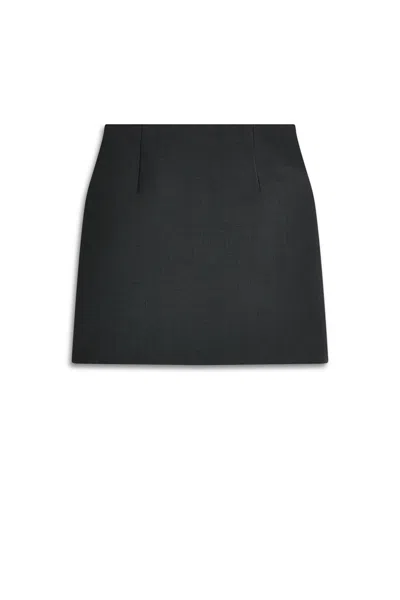 Scanlan Theodore Soft Mini Skirt In Gray
