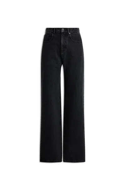Scanlan Theodore Denim Slouchy Jean In Black