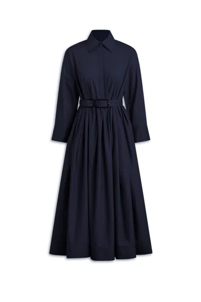 Scanlan Theodore Parachute Buckle Shirt Dress In Blue