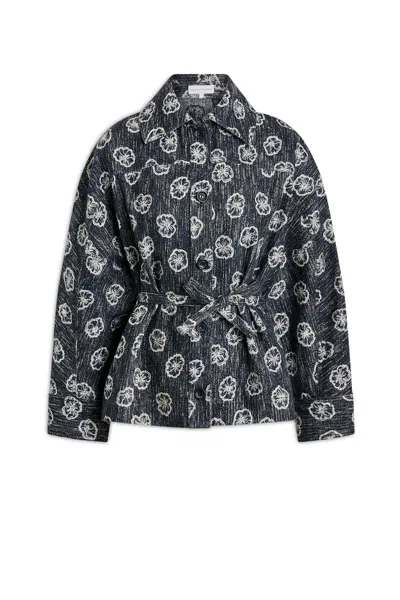 Scanlan Theodore Poppy Weave Shirt In Blue