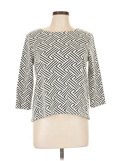 Pre-owned W5 3/4 Sleeve Blouse In White