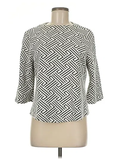 Pre-owned W5 3/4 Sleeve Blouse In White