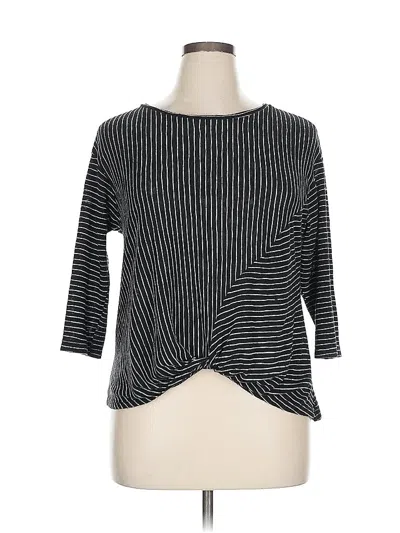 Pre-owned W5 3/4 Sleeve T-shirt In Black