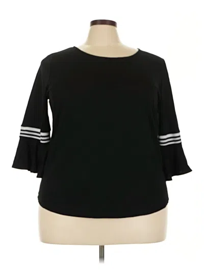 Pre-owned W5 3/4 Sleeve T-shirt In Black