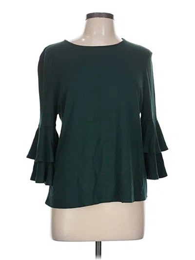 Pre-owned W5 3/4 Sleeve T-shirt In Green
