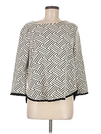 Pre-owned W5 Long Sleeve Blouse In White