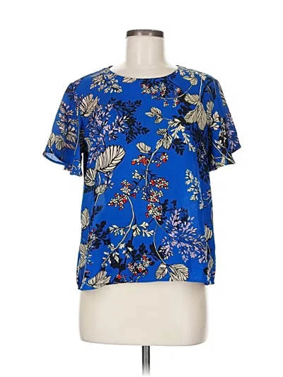 Pre-owned W5 Short Sleeve Blouse In Blue
