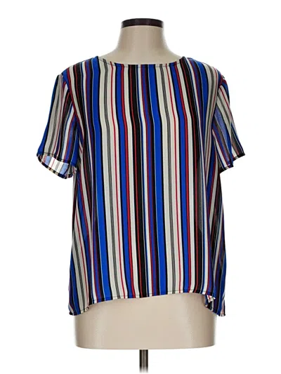 Pre-owned W5 Short Sleeve Blouse In Blue