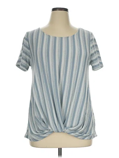Pre-owned W5 Short Sleeve Blouse In Blue