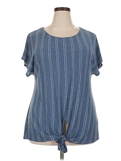 Pre-owned W5 Short Sleeve T-shirt In Blue