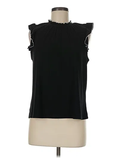 Pre-owned W5 Sleeveless Blouse In Black