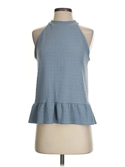 Pre-owned W5 Sleeveless Blouse In Blue
