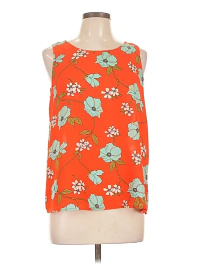 Pre-owned W5 Sleeveless Blouse In Orange