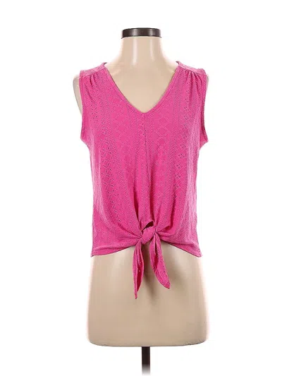 Pre-owned W5 Sleeveless Blouse In Pink