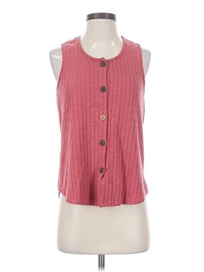 Pre-owned W5 Sleeveless Blouse In Pink