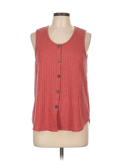 Pre-owned W5 Sleeveless Blouse In Red