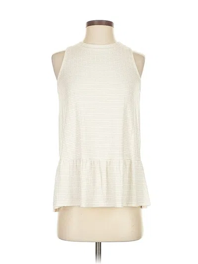 Pre-owned W5 Sleeveless Blouse In White