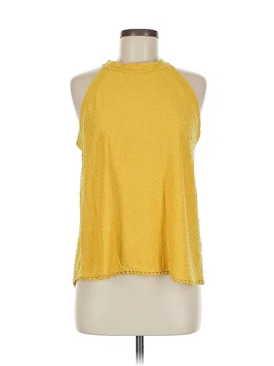 Pre-owned W5 Sleeveless Blouse In Yellow
