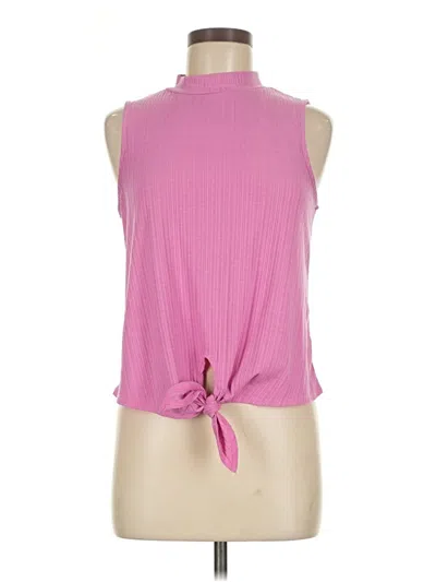 Pre-owned W5 Tank Top Pink Halter Neckline Tops