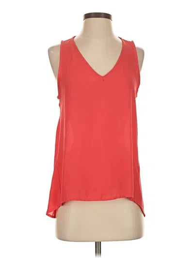 Pre-owned W5 Tank Top Red Halter Neckline Tops