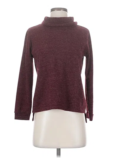 Pre-owned W5 Turtleneck Sweater In Burgundy
