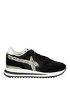 W6yz Animalier Sneakers In Black