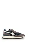 W6yz Chunky Ultra-light Sneakers With Technical Fabric And Suede Blend In Grey