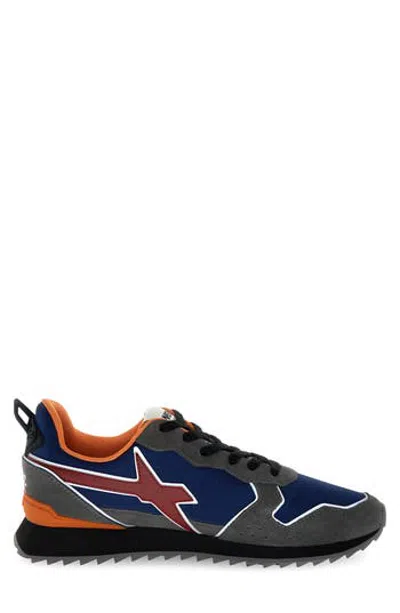 W6yz Jet-m Sneaker In Anthracite Navy