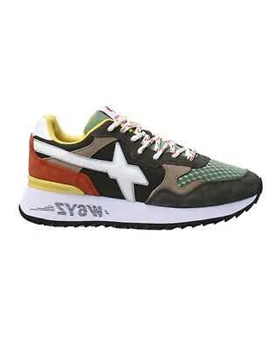 Pre-owned W6yz Low Shoes Yak-m Trainers Military Man In Green