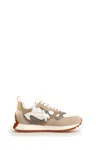 W6yz Luxe Suede And Technical Fabric Sneakers In Multi