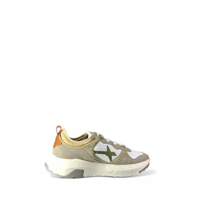 W6yz Men's Casual Sneaker In Green