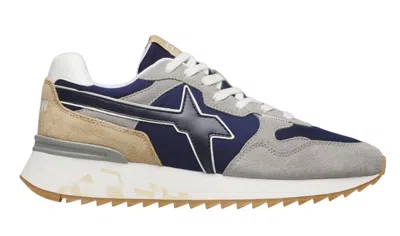 W6yz Men's Regular Fit Chunky Sneakers In Blue