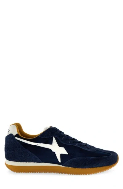 W6yz Samoa Suede Sneaker In Blue