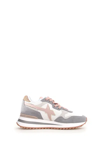 W6yz Sleek Women's Sneaker With Glamorous Appeal In Gray