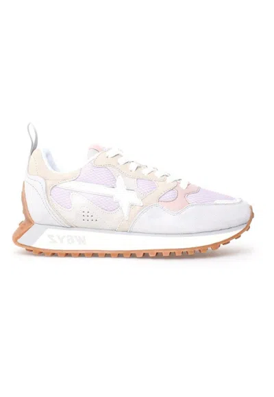 W6YZ SNEAKER IN SUEDE AND TECHNICAL FABRIC
