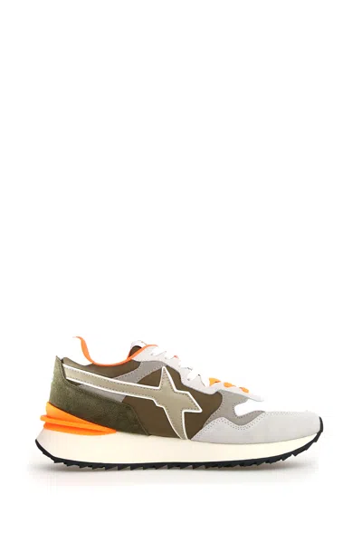 W6yz Sneakers Green In Verde Blu E Verdi