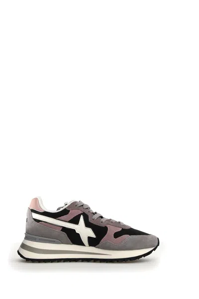 W6yz Sneakers Grey In Grigio Neri E Grigi