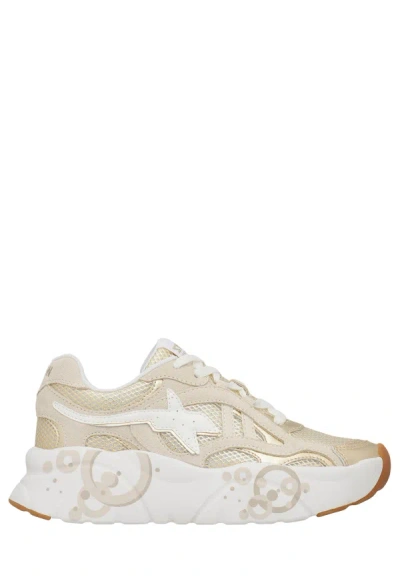 W6yz Sneakers White In Bianco Neutri